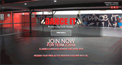 Desktop Screenshot of danceit.com.au